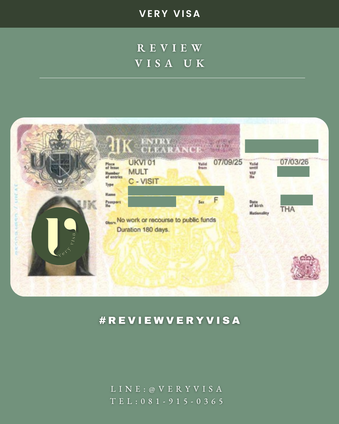 Very Visa client review