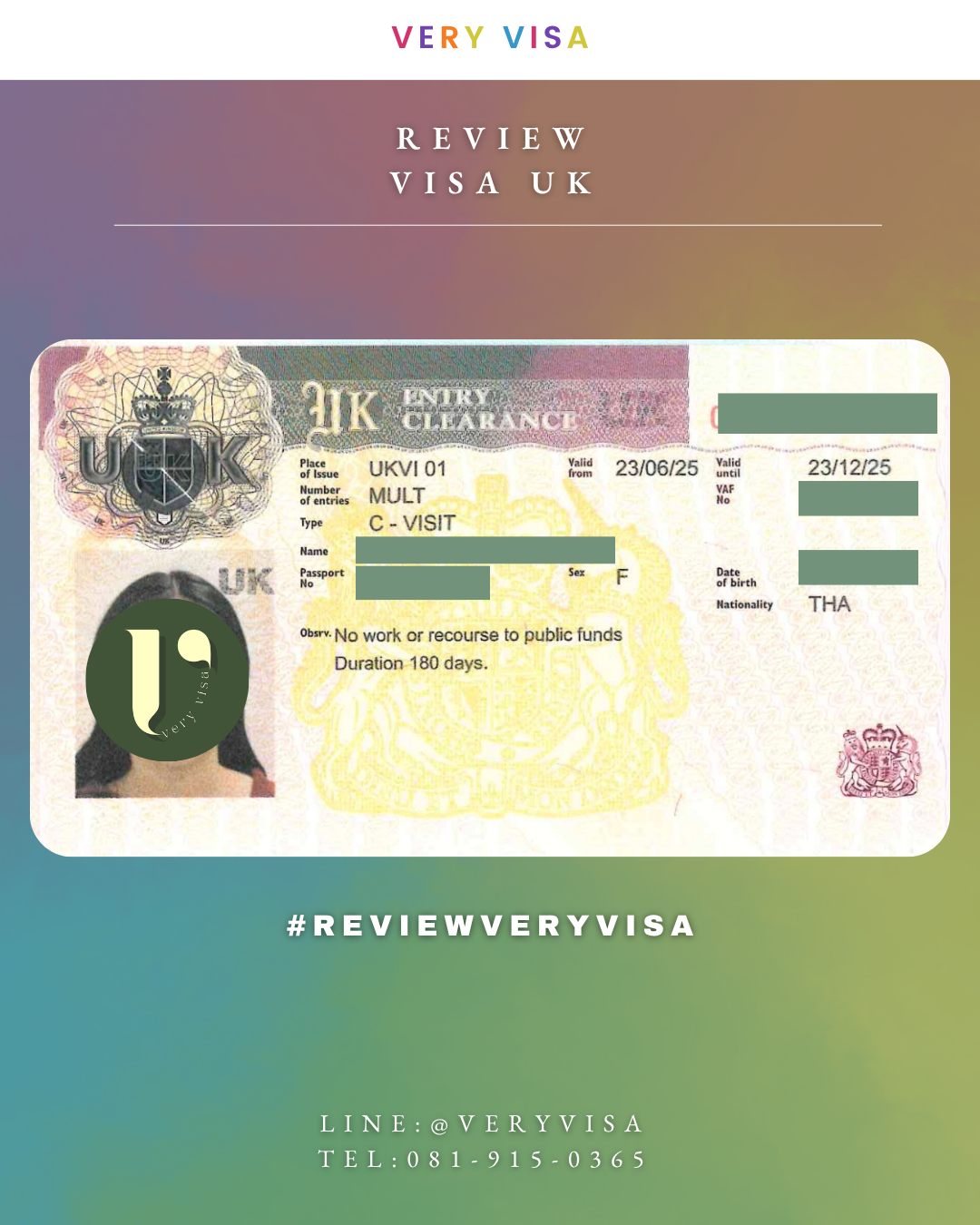 Very Visa client review